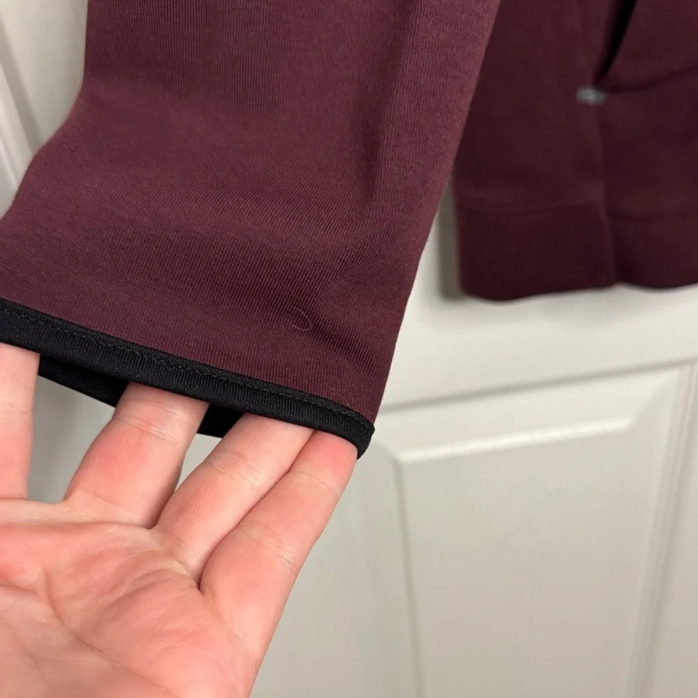 NWOT Old Navy Boys Burgundy Zip-Up Active Sweatshirt